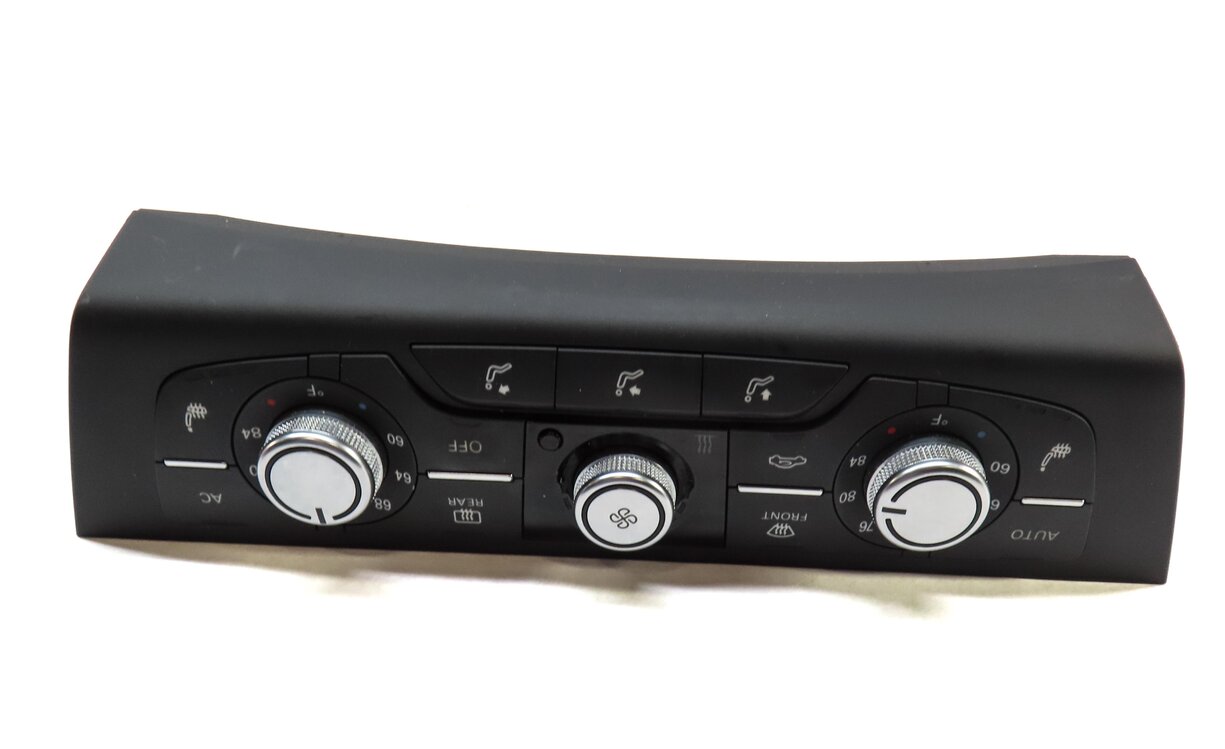 Thumbnail 4: 12-15 AUDI A6 A7 S6 S7 (C7) FRONT A/C SEAT HEATER CLIMATE CONTROL PANEL (3 KNOB)