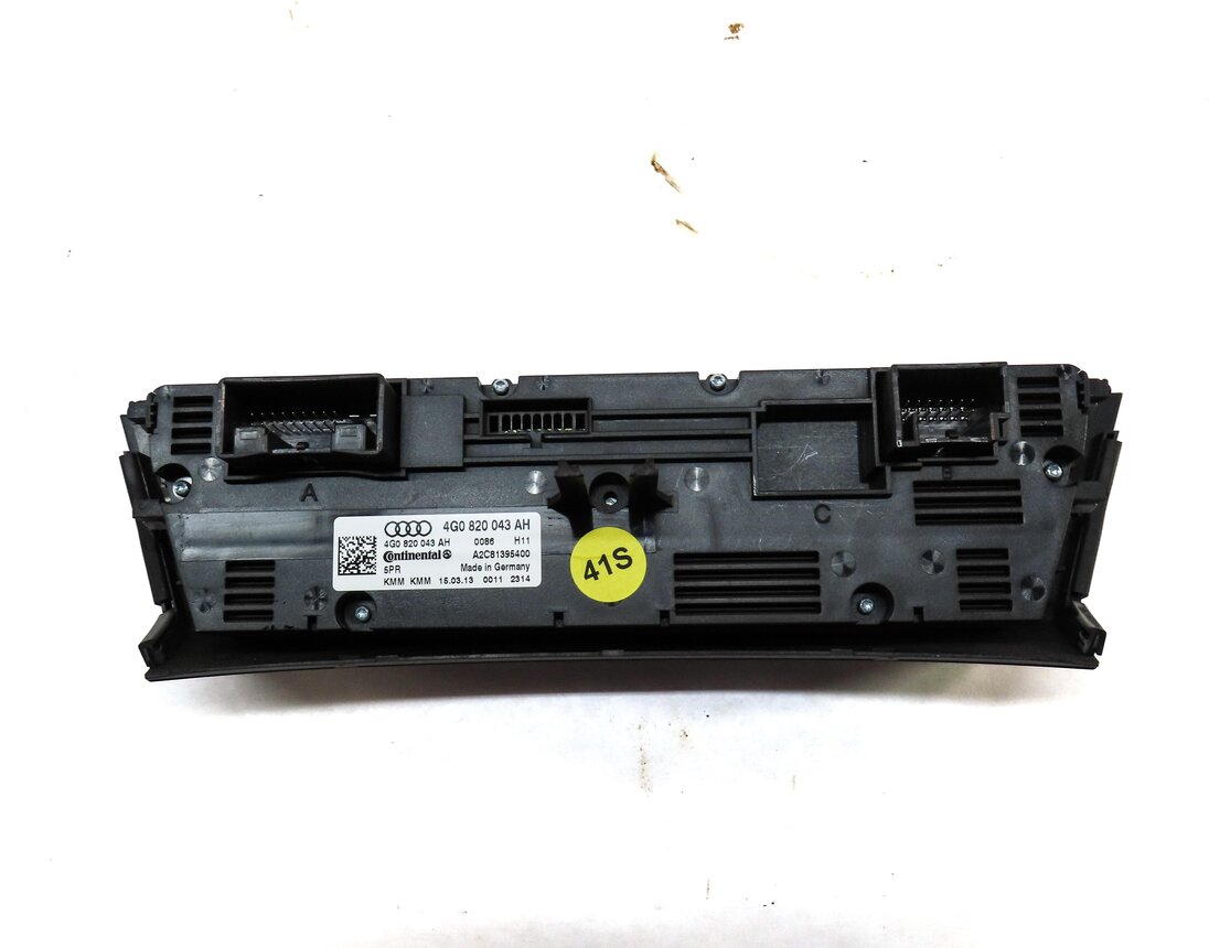 Thumbnail 5: 12-15 AUDI A6 A7 S6 S7 (C7) FRONT A/C SEAT HEATER CLIMATE CONTROL PANEL (3 KNOB)