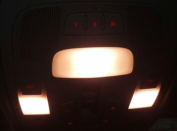 Thumbnail 2: 12-18 AUDI A6 (C7) FRONT DOMELIGHT MAP READING COURTESY DOME LIGHT LAMP (GRAY)