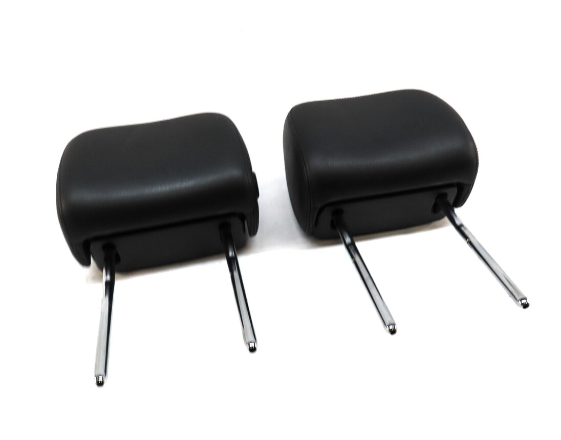 12-18 AUDI A6 A7 S6 S7 RS7 (C7 4G8) FRONT LEFT & RIGHT SEAT HEADREST SET (BLACK)