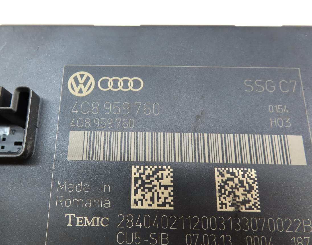 Thumbnail 4: 2012-2017 AUDI A6 S6 (C7) LEFT FRONT DRIVER MEMORY SEAT CONTROL MODULE