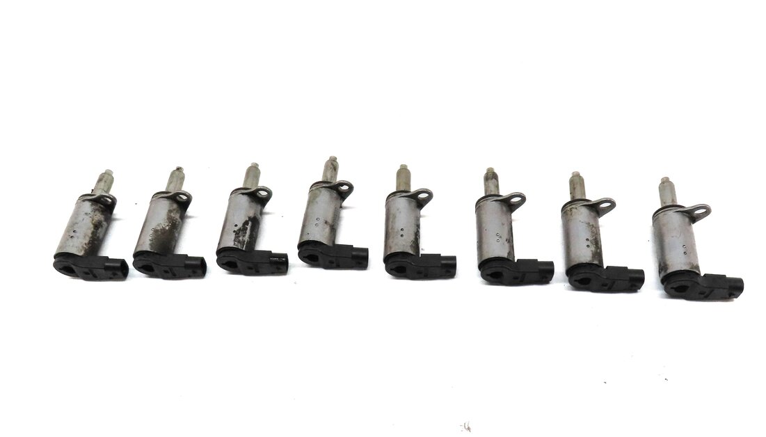 Thumbnail 2: 2013 AUDI A6 (C7) 2.0L TURBO CAEB ENGINE CAMSHAFT VALVE SOLENOID SET 8