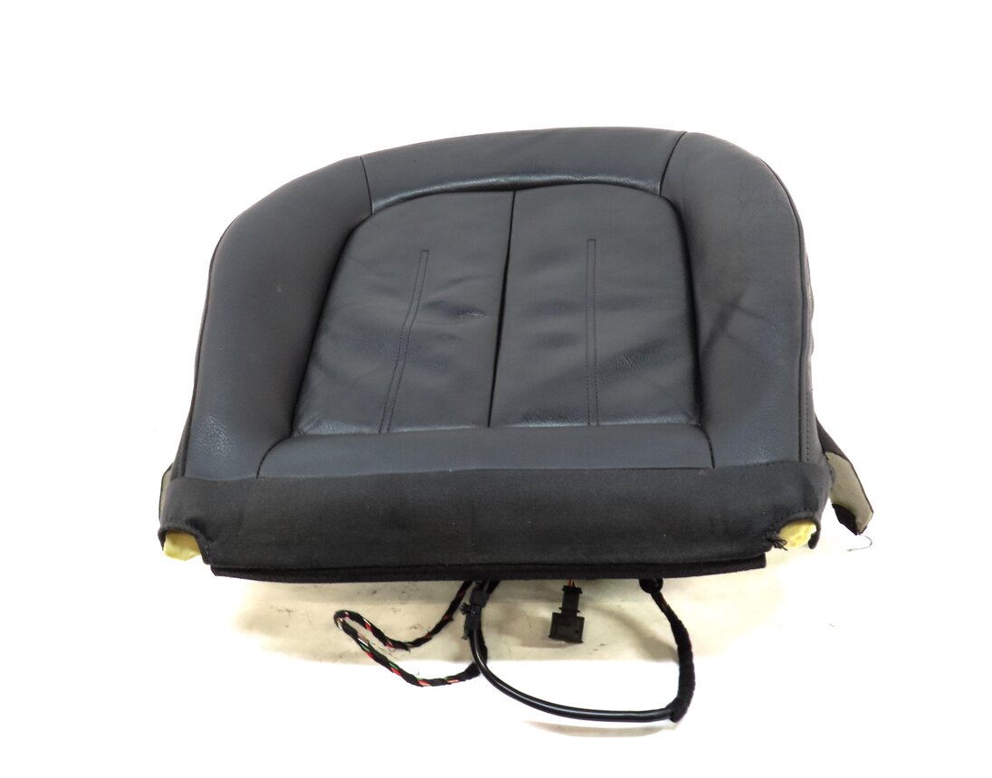 Thumbnail 4: 2013 AUDI A6 C7 FRONT RIGHT PASSENGER LOWER HEATED SPORT SEAT CUSHION (BLACK FZ)