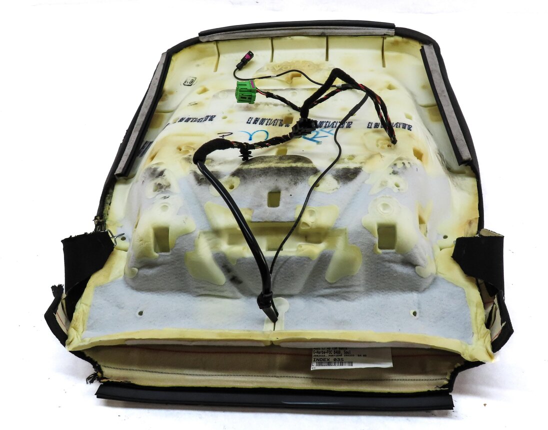 Thumbnail 6: 2013 AUDI A6 C7 FRONT RIGHT PASSENGER LOWER HEATED SPORT SEAT CUSHION (BLACK FZ)
