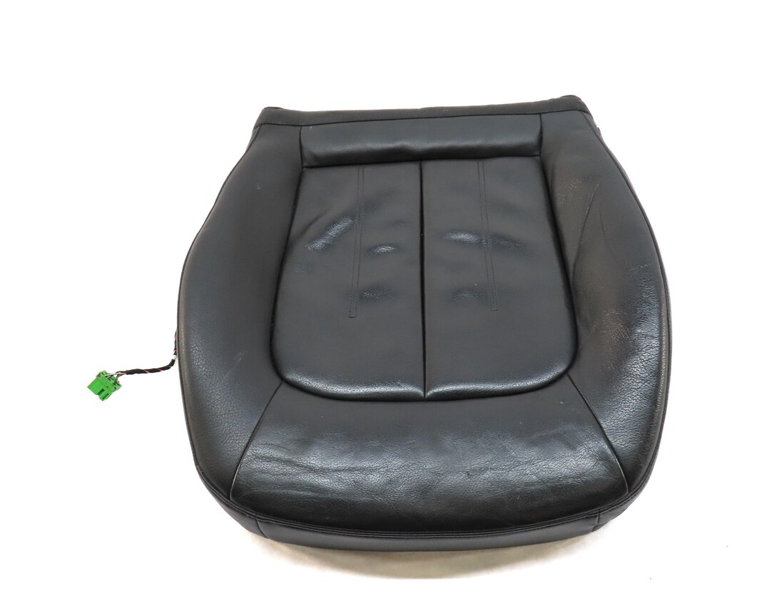 Thumbnail 2: 2013 AUDI A6 (C7) FRONT LEFT DRIVER LOWER HEATED SPORT SEAT CUSHION (BLACK FZ)