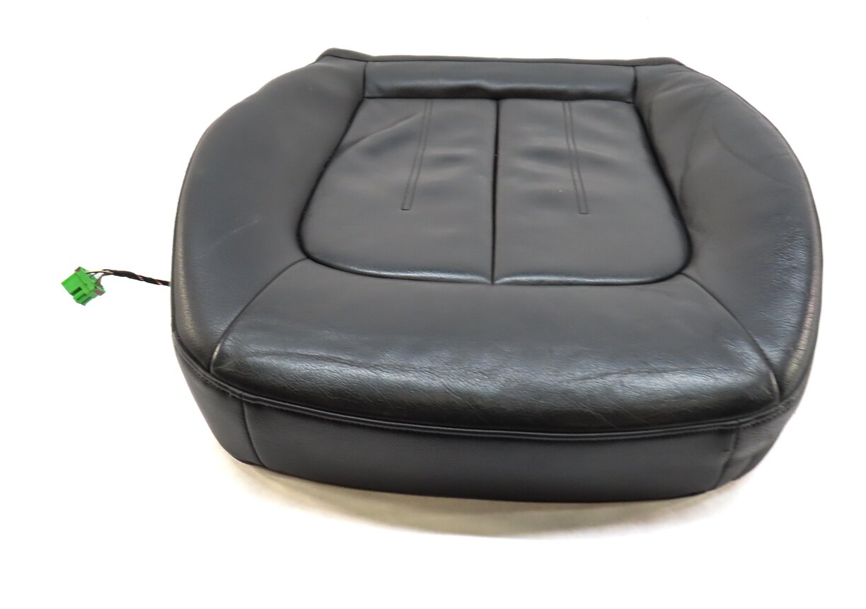 Thumbnail 3: 2013 AUDI A6 (C7) FRONT LEFT DRIVER LOWER HEATED SPORT SEAT CUSHION (BLACK FZ)