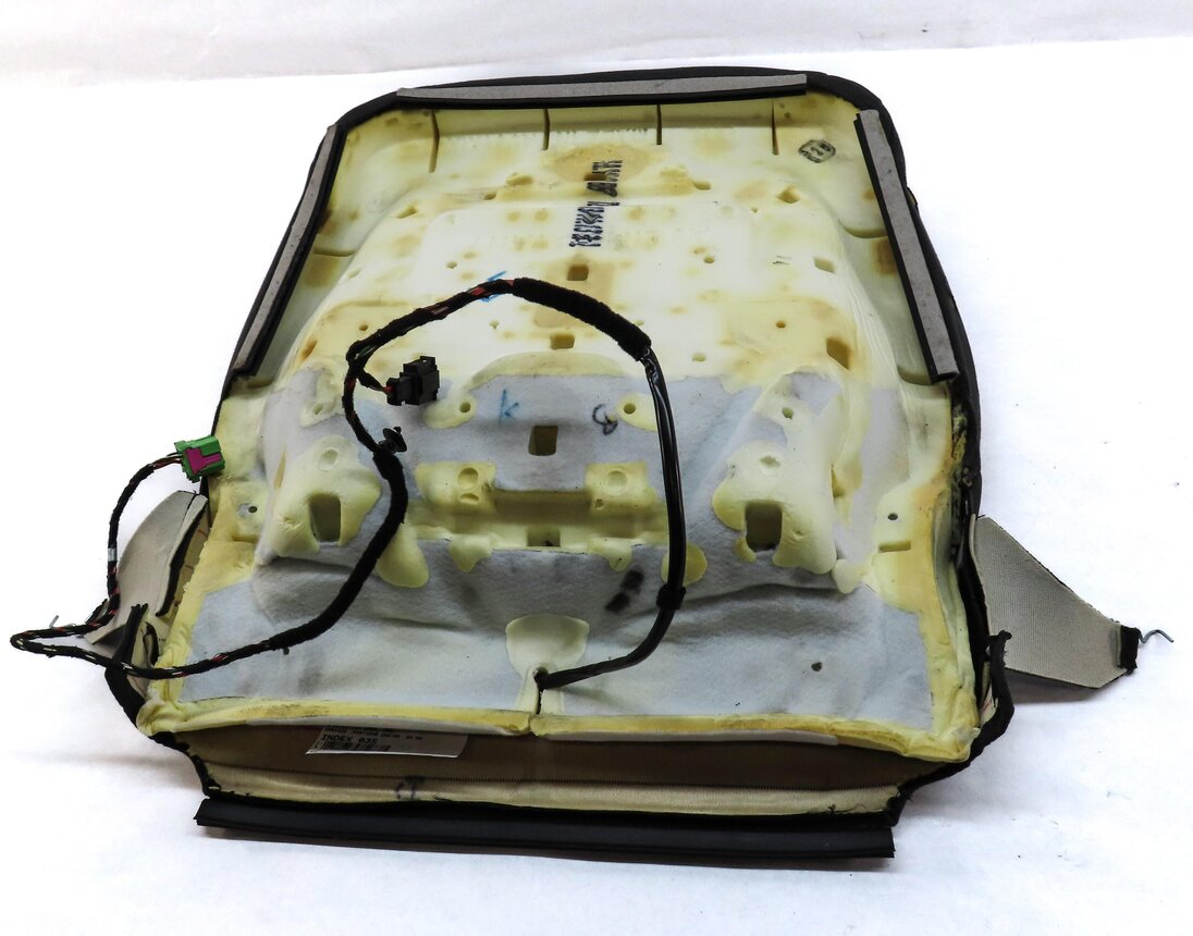 Thumbnail 6: 2013 AUDI A6 (C7) FRONT LEFT DRIVER LOWER HEATED SPORT SEAT CUSHION (BLACK FZ)