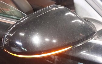 Thumbnail 2: 2012-2013 AUDI A6 (C7) RIGHT PASSENGER HEATED MEMORY AUTODIM DOOR MIRROR (BLACK)
