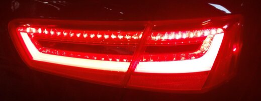 Thumbnail 2: 2012-2015 AUDI A6 S6 (C7) RIGHT PASSENGER OUTER TAILLIGHT BRAKE LIGHT LAMP (LED)