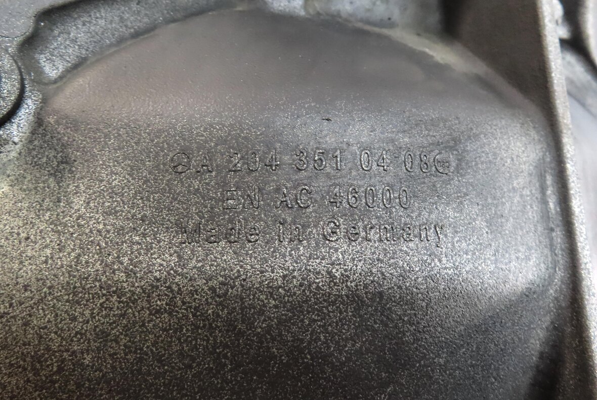 Thumbnail 7: 12-16 MERCEDES C250 C350 E350 SL400 (W204 W212 W231) RWD REAR DIFFERENTIAL 3.07