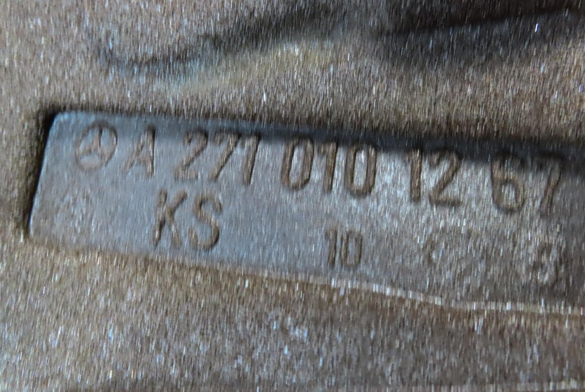 Thumbnail 7: 2014 MERCEDES C250 (W204) 1.8L TURBO M271 ENGINE COVER TRIM PIECE 2710101267