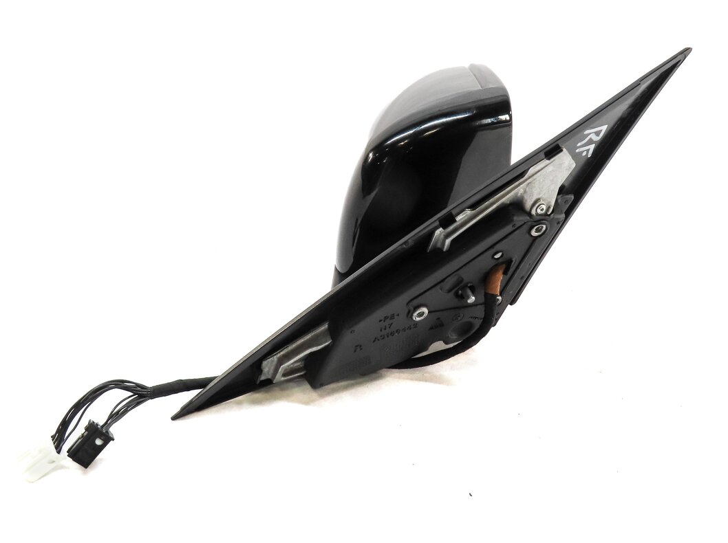 Thumbnail 5: 12-15 MERCEDES C CLASS W204 RIGHT HEATED MEMORY AUTODIM BLIND DOOR MIRROR BLACK