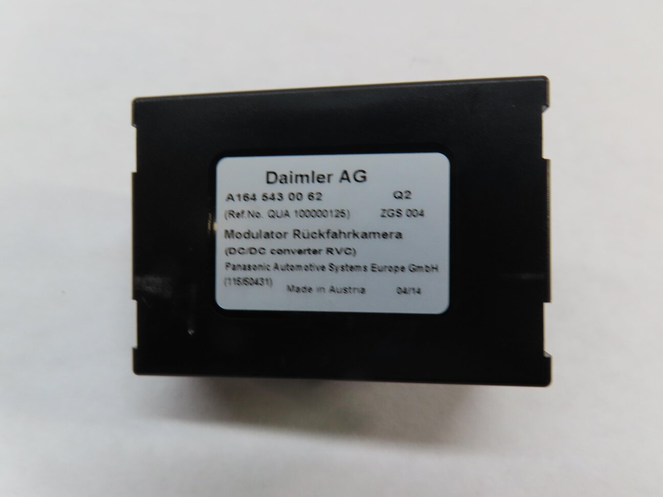 Thumbnail 1: 2014 MERCEDES C250 SEDAN (W204) REARVIEW CAMERA CONTROL MODULE 1645430062