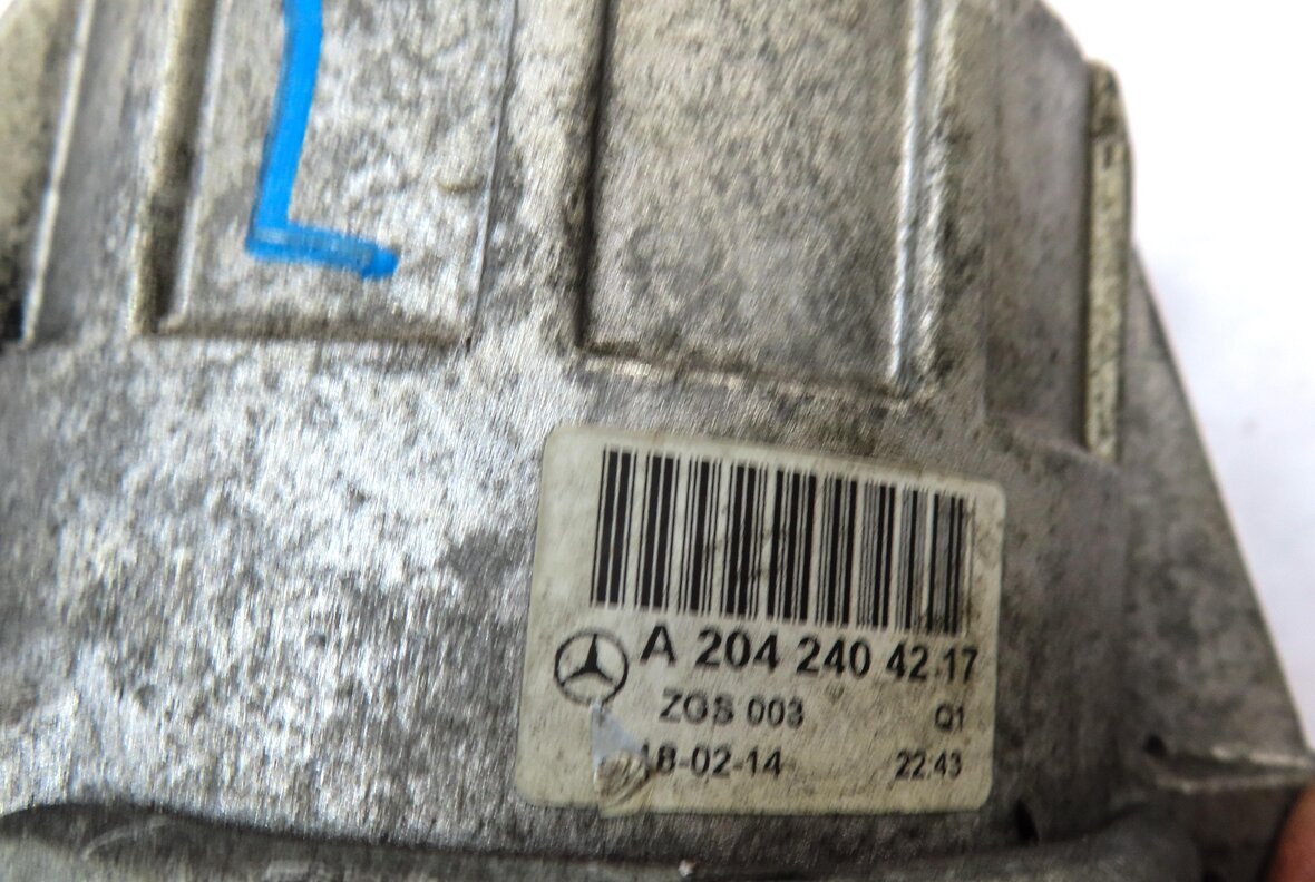 Thumbnail 6: 2014 MERCEDES C250 (W204) 1.8L TURBO M271 ENGINE LEFT & RIGHT MOTOR MOUNT SET 2