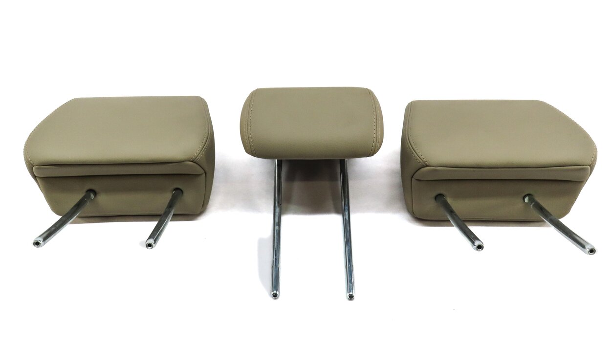 12-15 LAND RANGE ROVER EVOQUE L538 REAR LEFT RIGHT CENTER SEAT HEADREST (ALMOND)