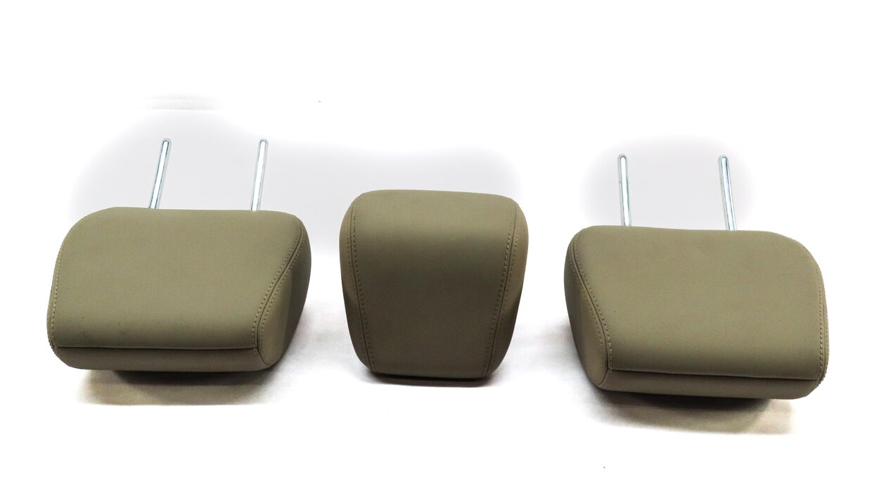 Thumbnail 3: 12-15 LAND RANGE ROVER EVOQUE L538 REAR LEFT RIGHT CENTER SEAT HEADREST (ALMOND)
