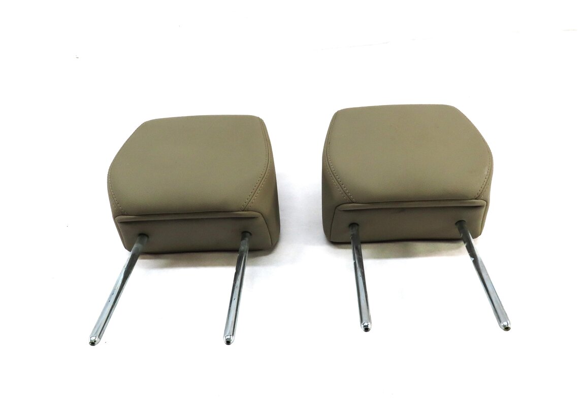 Thumbnail 2: 12-15 LAND RANGE ROVER EVOQUE L538 FRONT LEFT RIGHT SEAT HEADREST SET 2 (ALMOND)