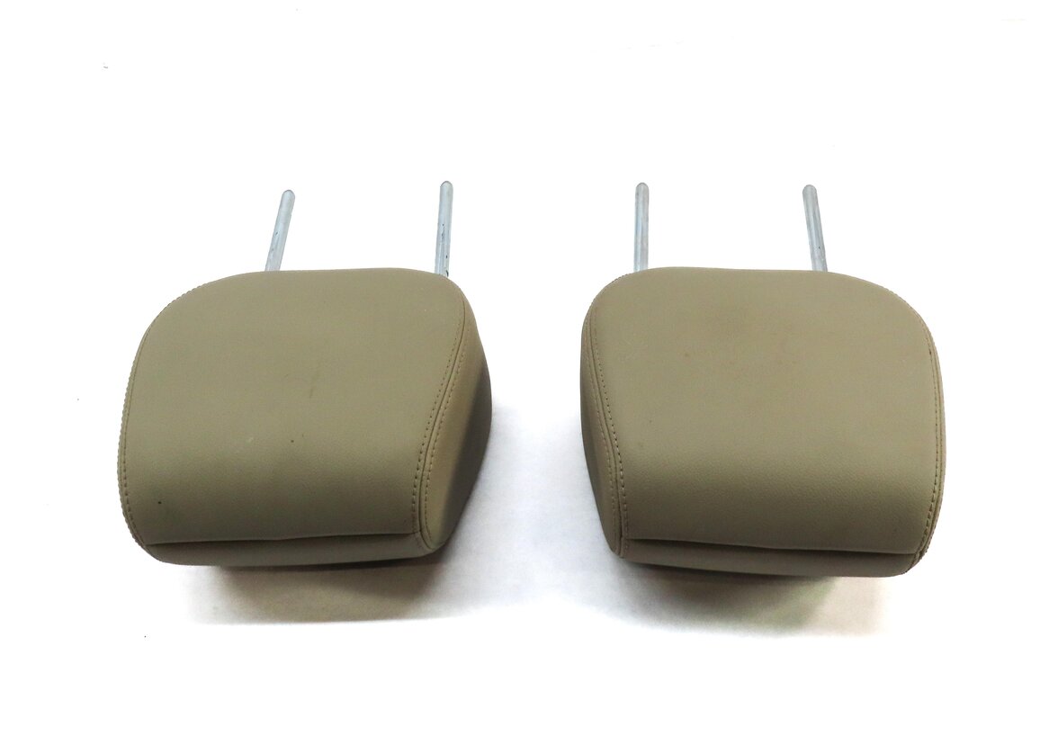 Thumbnail 3: 12-15 LAND RANGE ROVER EVOQUE L538 FRONT LEFT RIGHT SEAT HEADREST SET 2 (ALMOND)
