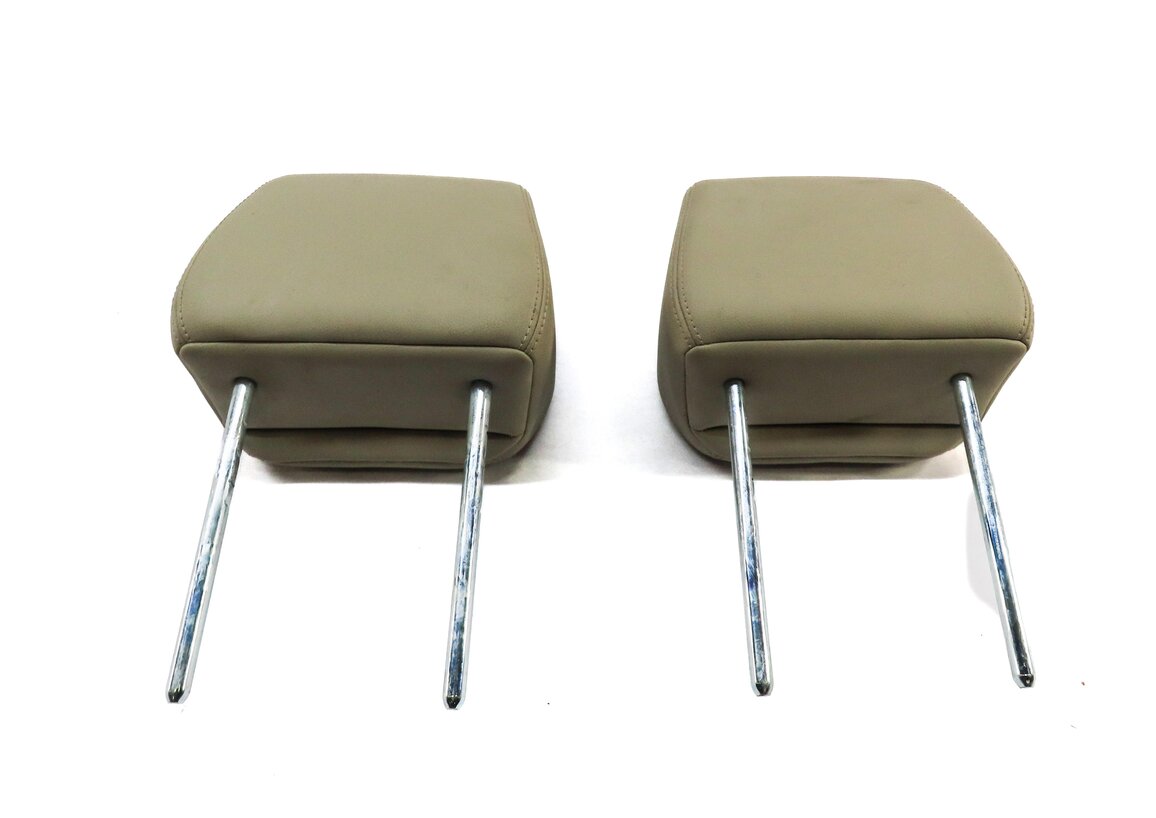 Thumbnail 5: 12-15 LAND RANGE ROVER EVOQUE L538 FRONT LEFT RIGHT SEAT HEADREST SET 2 (ALMOND)