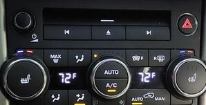 Thumbnail 2: 12-13 RANGE ROVER EVOQUE (L538) HEATER A/C TEMPERATURE CONTROL w/ HEATED SEAT