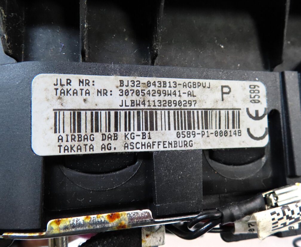 Thumbnail 5: 2012-2013 RANGE ROVER EVOQUE (L538) LEFT DRIVER STEERING WHEEL AIRBAG AIR BAG