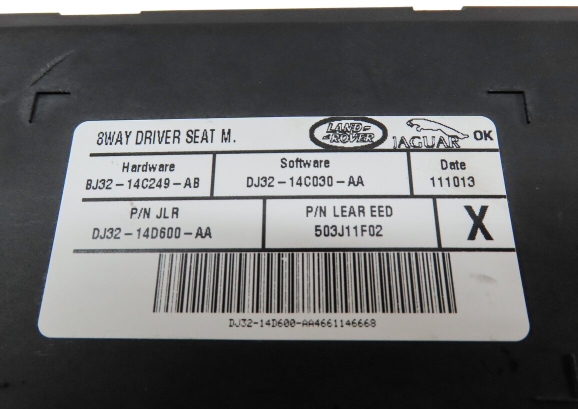 Thumbnail 4: 2013 LAND RANGE ROVER EVOQUE (L538) FRONT LEFT DRIVER SEAT MEMORY CONTROL MODULE