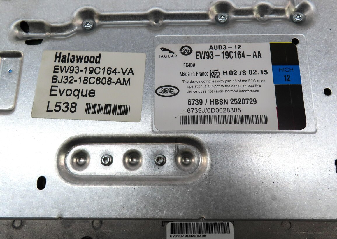 Thumbnail 4: 12-19 JAGUAR XF LAND ROVER LR2 LR4 RANGE ROVER SPORT EVOQUE AMPLIFIER 600 WATT