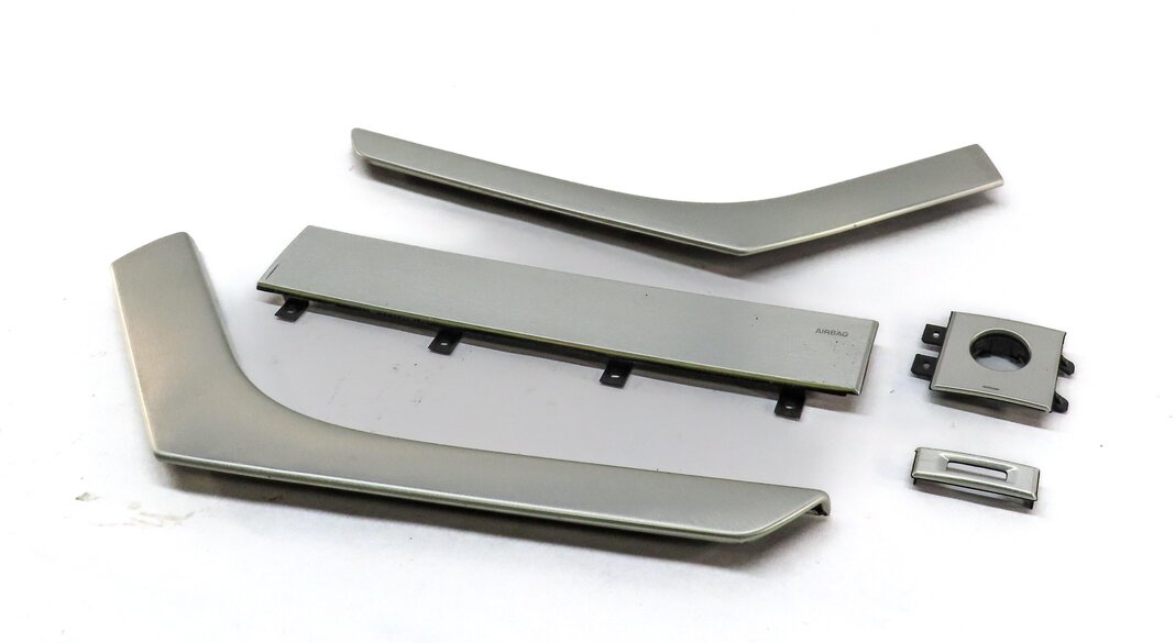 2013 LAND RANGE ROVER EVOQUE (L538) FRONT LEFT RIGHT ALUMINUM TRIM SET 5