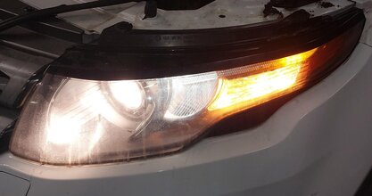 Thumbnail 3: 12-15 RANGE ROVER EVOQUE (L538) LEFT FRONT DRIVER HALOGEN HEADLIGHT LIGHT LAMP