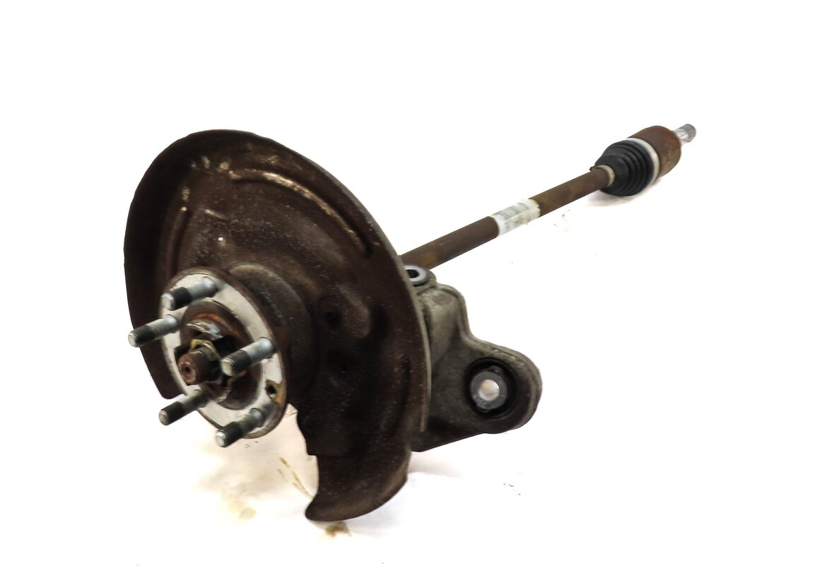 12-19 RANGE ROVER EVOQUE (L538) RIGHT PASSENGER REAR KNUCKLE WHEEL HUB w/ AXLE
