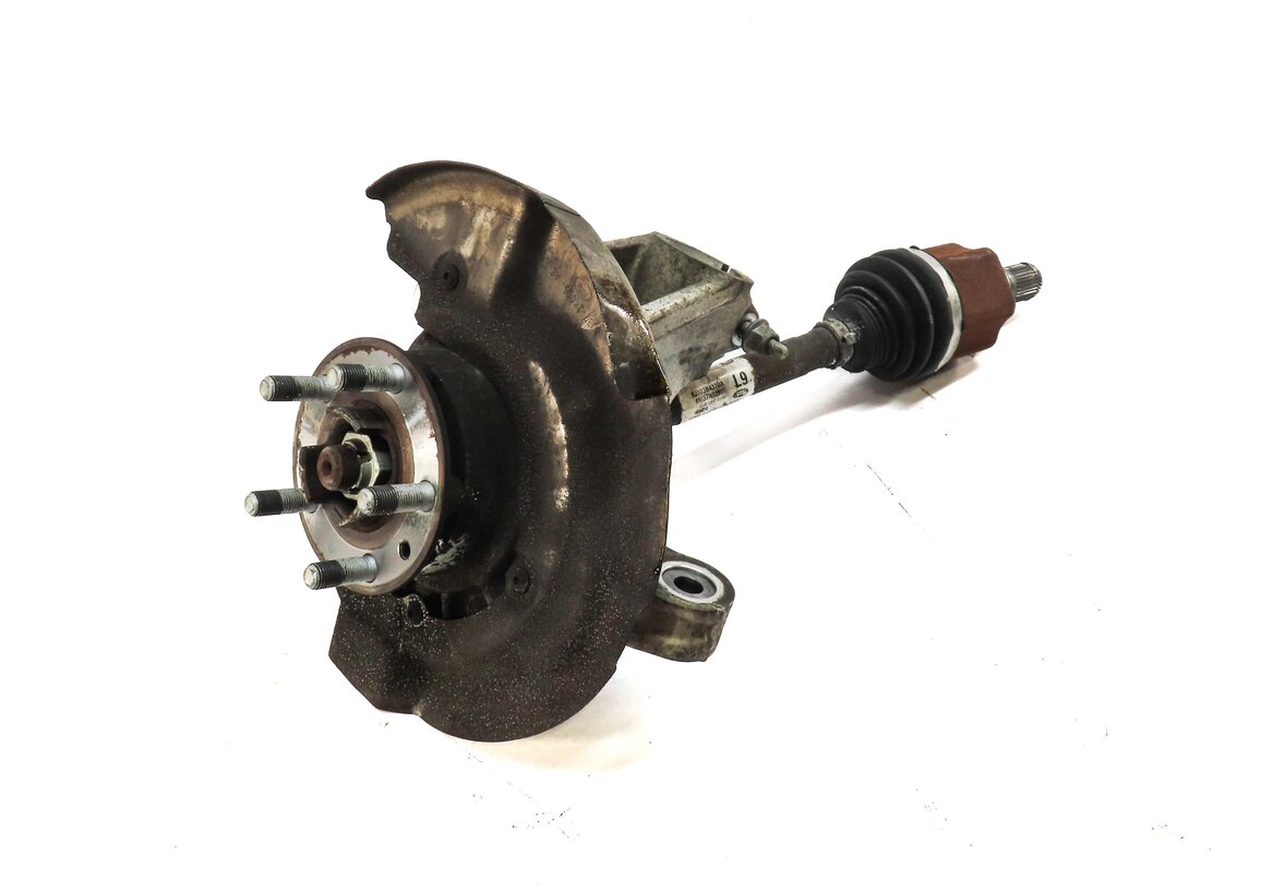 12-15 RANGE ROVER EVOQUE L538 LEFT FRONT DRIVER SPINDLE KNUCKLE HUB & AXLE SHAFT