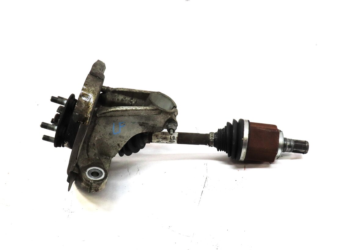 Thumbnail 2: 12-15 RANGE ROVER EVOQUE L538 LEFT FRONT DRIVER SPINDLE KNUCKLE HUB & AXLE SHAFT
