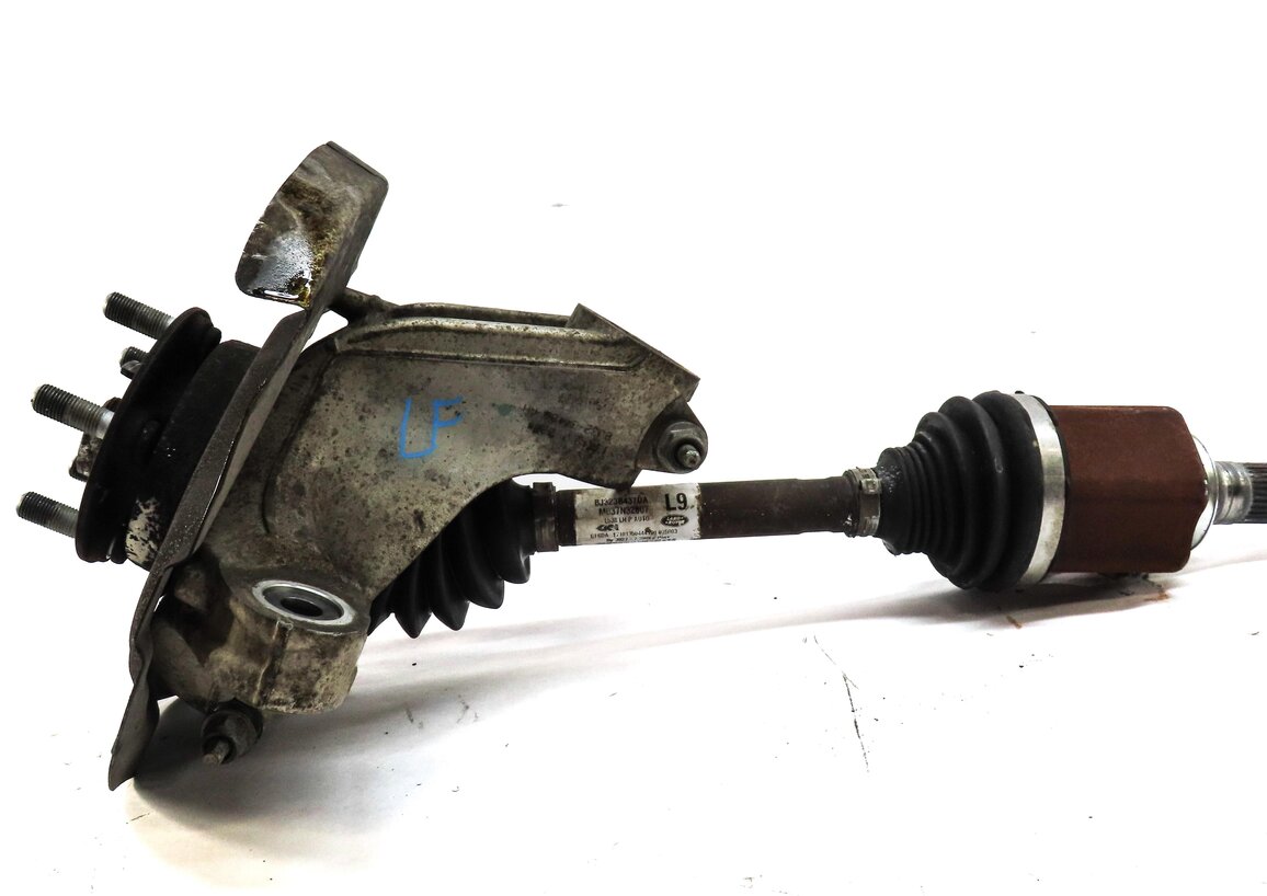 Thumbnail 4: 12-15 RANGE ROVER EVOQUE L538 LEFT FRONT DRIVER SPINDLE KNUCKLE HUB & AXLE SHAFT