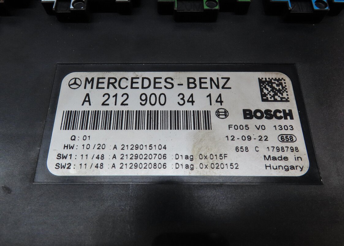 Thumbnail 5: 12-13 MERCEDES E C GLK CLS SLS W204 X204 FRONT SIGNAL ACQUISITION MODULE SAM