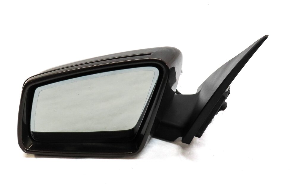 12-14 MERCEDES C250 (W204) LEFT DRIVER HEATED AUTODIM MEMORY DOOR MIRROR (BROWN)