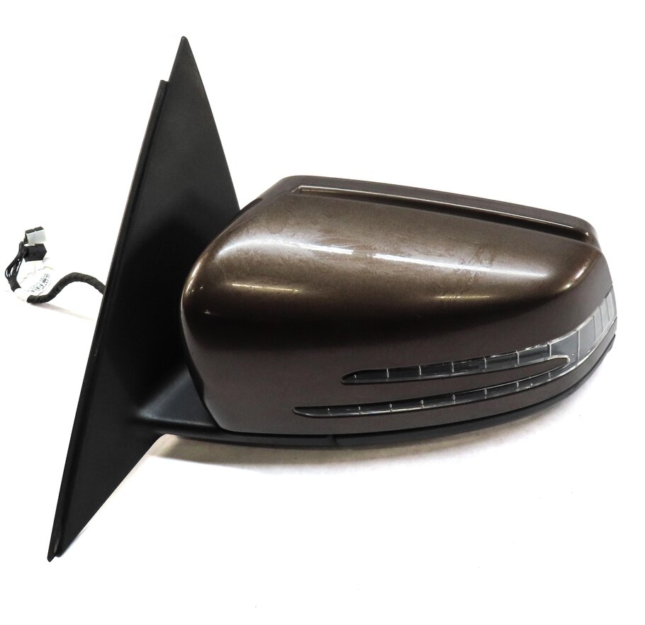 Thumbnail 5: 12-14 MERCEDES C250 (W204) LEFT DRIVER HEATED AUTODIM MEMORY DOOR MIRROR (BROWN)