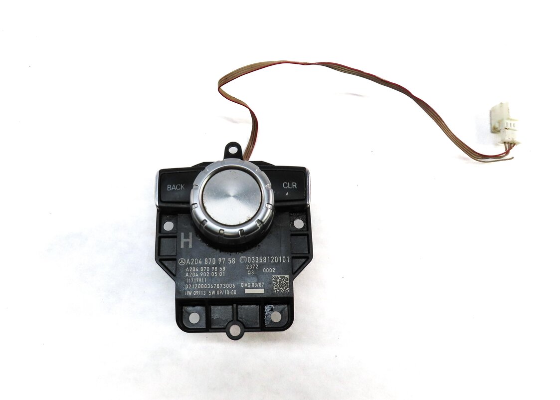 Thumbnail 3: 2012-2015 MERCEDES C E GLK (W204 W212 X204) RADIO NAVIGATION COMMAND SWITCH KNOB