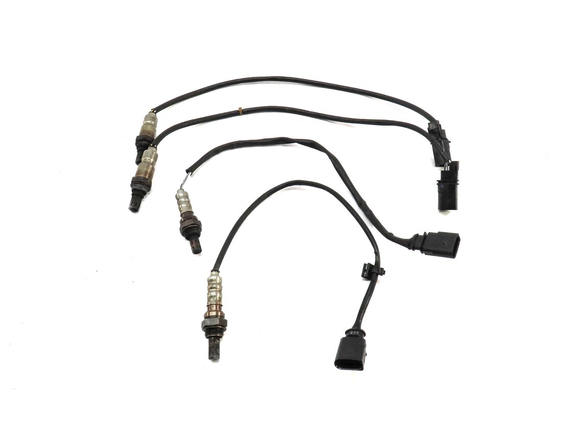 Thumbnail 2: 2012 AUDI A7 (C7 4G8) 3.0L SUPER CGXB ENGINE PRE & POST CAT OXYGEN SENSOR SET 4