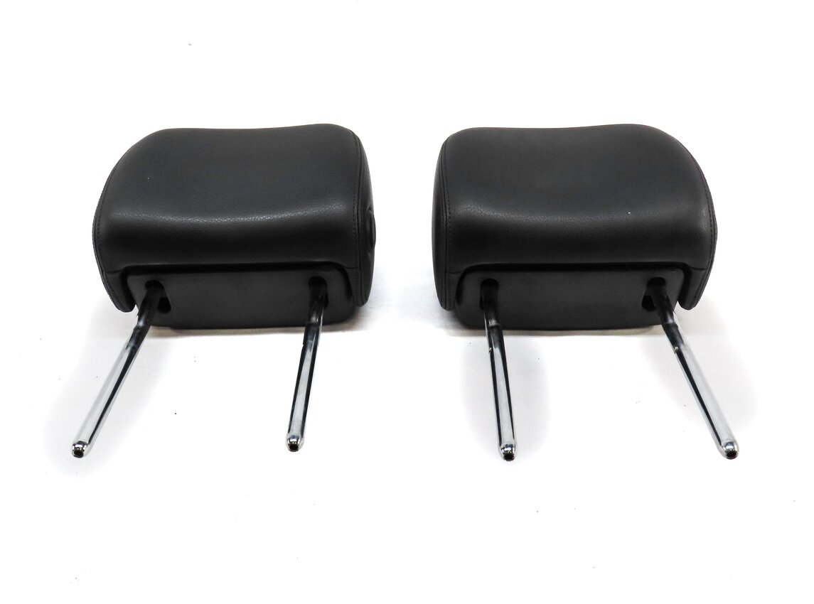 Thumbnail 2: 12-18 AUDI A6 A7 S6 S7 RS7 (C7 4G8) FRONT LEFT & RIGHT SEAT HEADREST SET (BLACK)