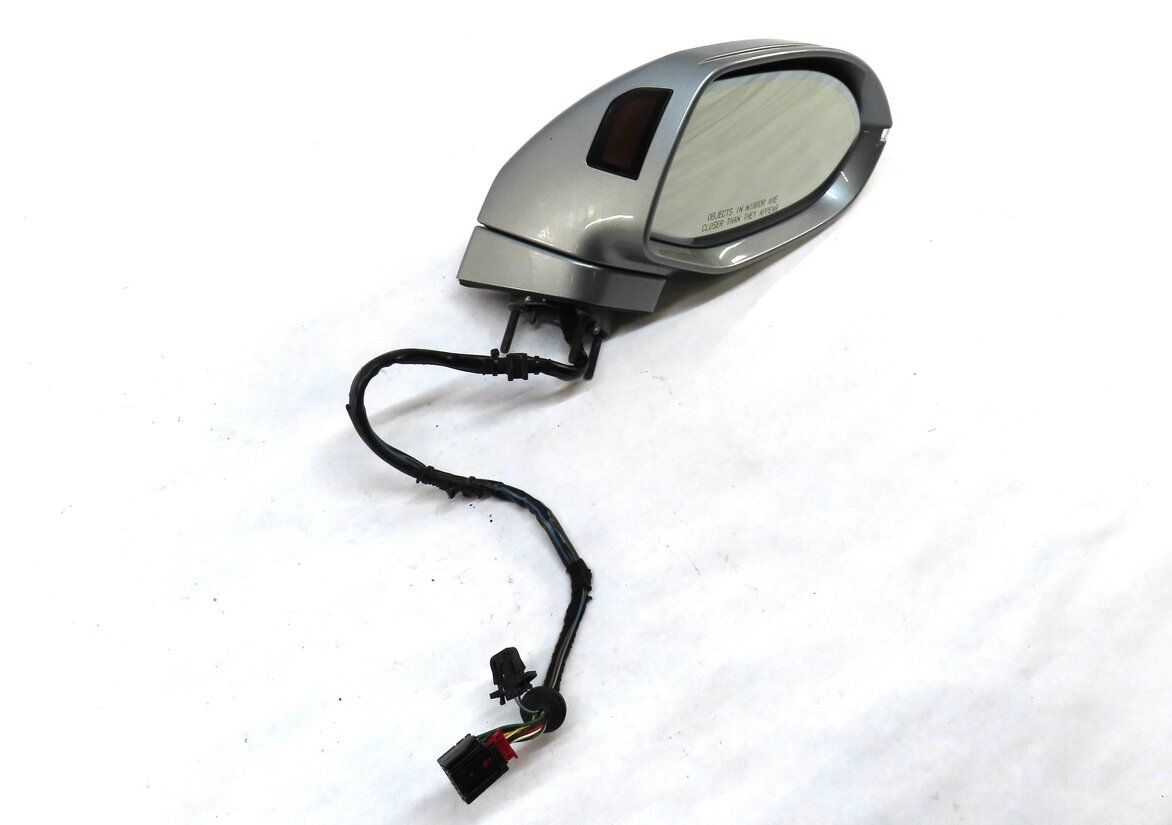 Thumbnail 3: 12-15 AUDI A7 (C7 4G8) RIGHT DOOR MIRROR P-FOLD HEAT AUTODIM BLIND SPOT (GRAY)