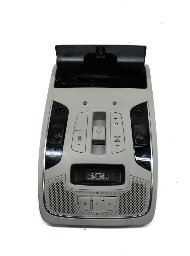 Thumbnail 4: 2012 AUDI A7 (C7 4G8) FRONT CENTER ROOF DOME LIGHT w/ SWITCH BUTTONS (GRAY)