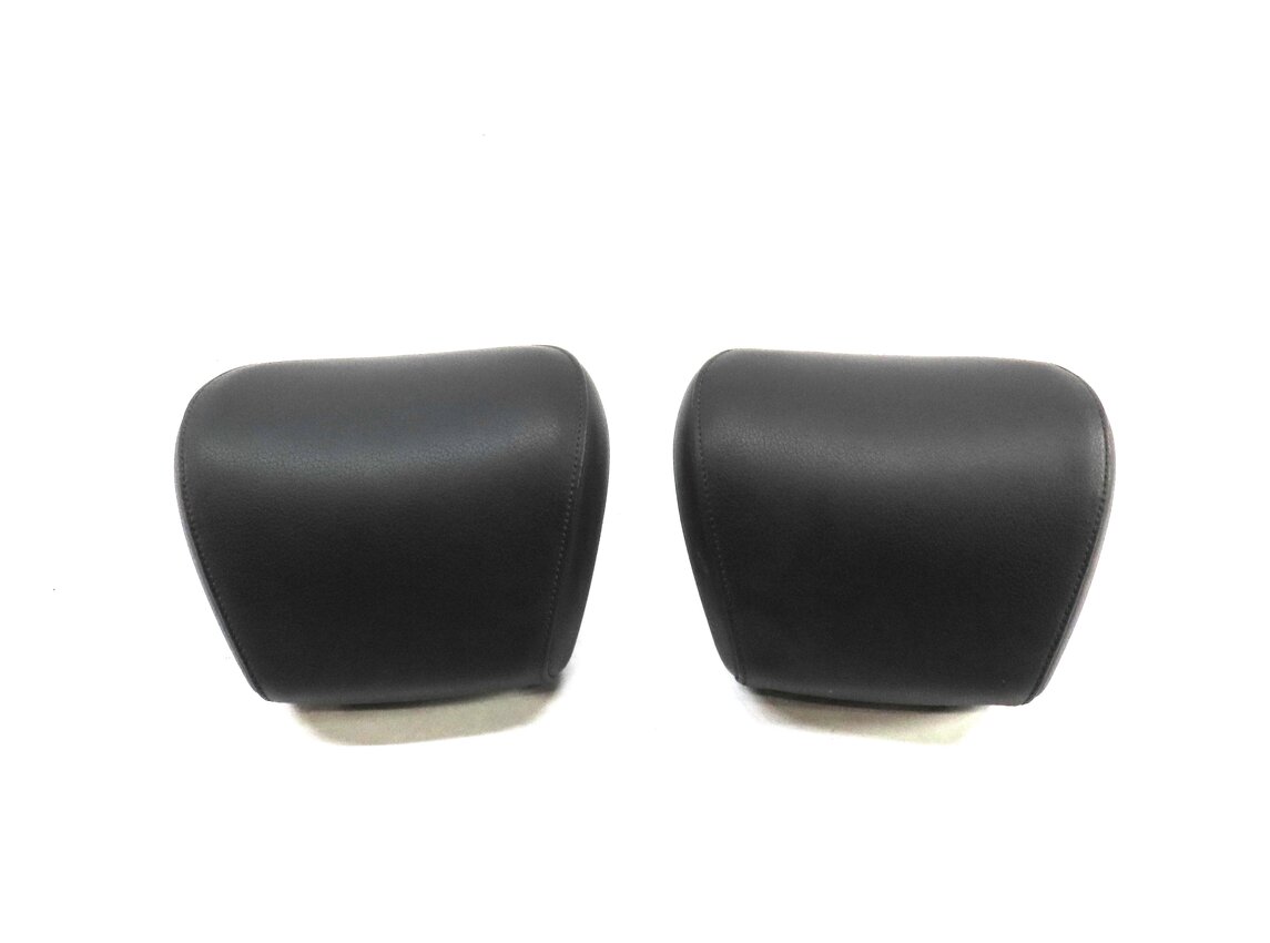 Thumbnail 3: 12-18 AUDI A7 S7 RS7 (C7 4G8) REAR LEFT & RIGHT SEAT HEADREST SET2 (BLACK FZ)