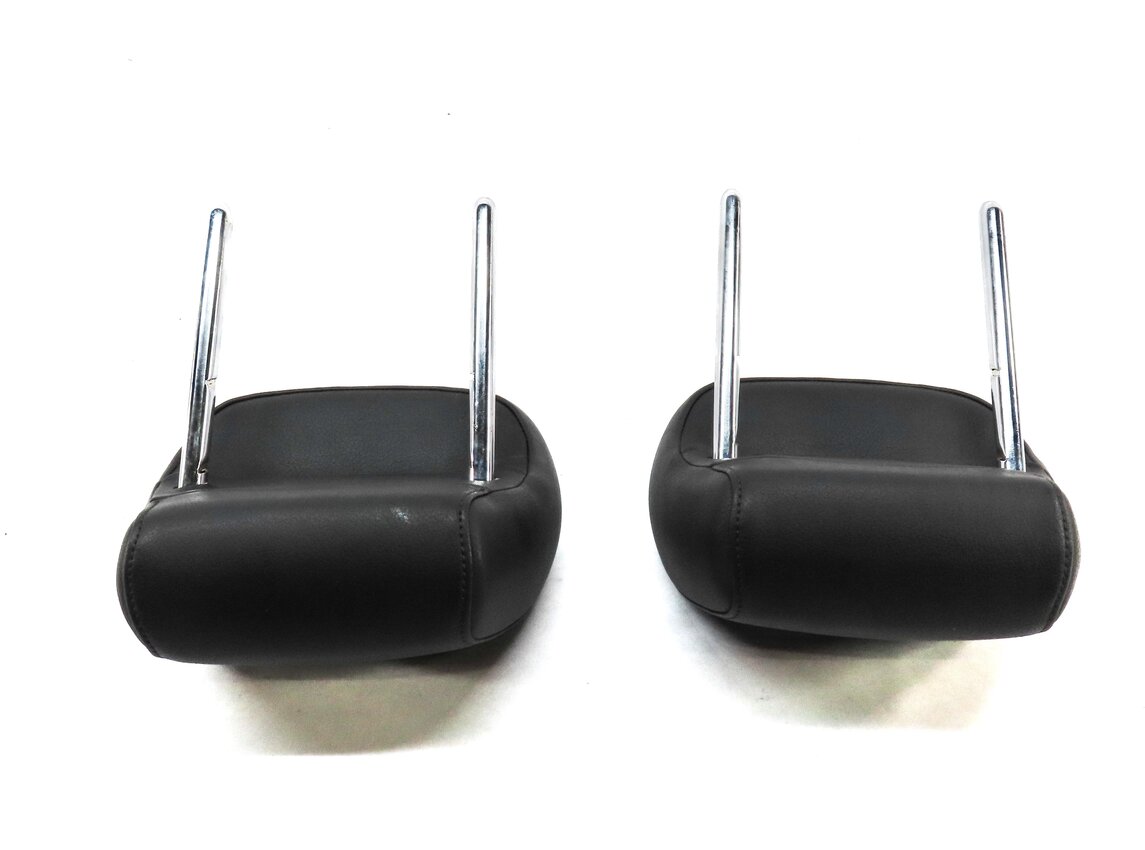 Thumbnail 4: 12-18 AUDI A7 S7 RS7 (C7 4G8) REAR LEFT & RIGHT SEAT HEADREST SET2 (BLACK FZ)