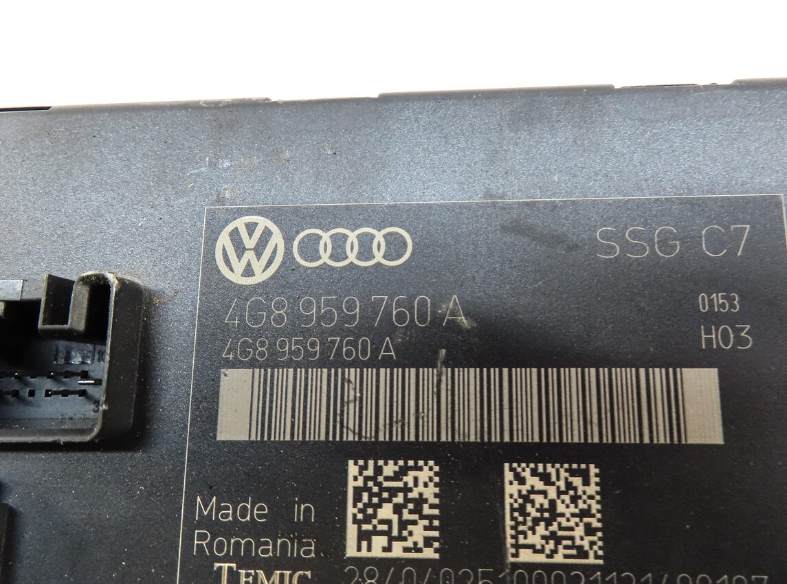 Thumbnail 3: 2012 AUDI A7 (C7 4G8) FRONT LEFT DRIVER SEAT CONTROL MODULE 4G8959760A