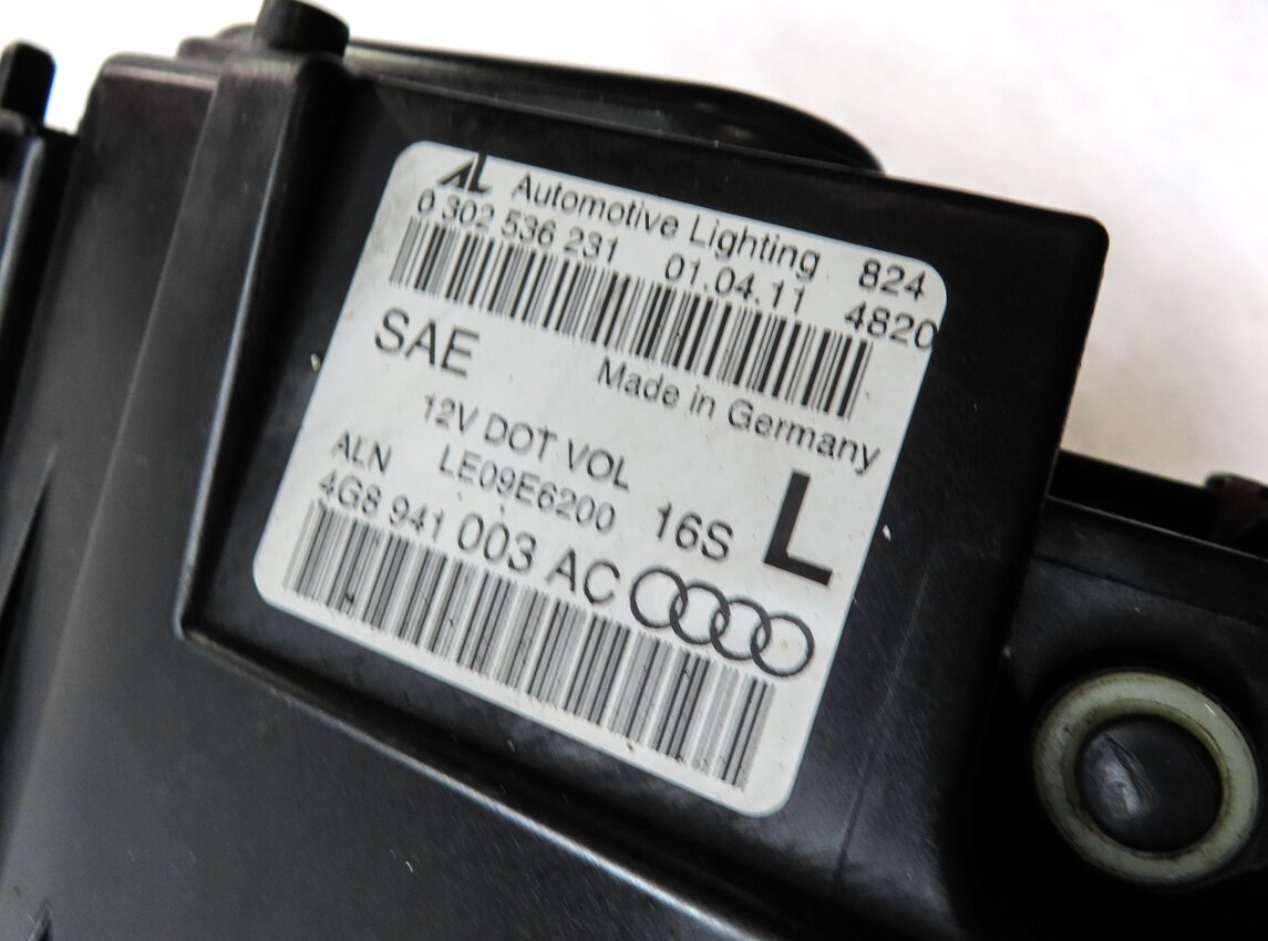 Thumbnail 10: 2012-2015 AUDI A7 S7 (C7 4G8) LEFT FRONT DRIVER LED HEADLIGHT HEAD LIGHT LAMP