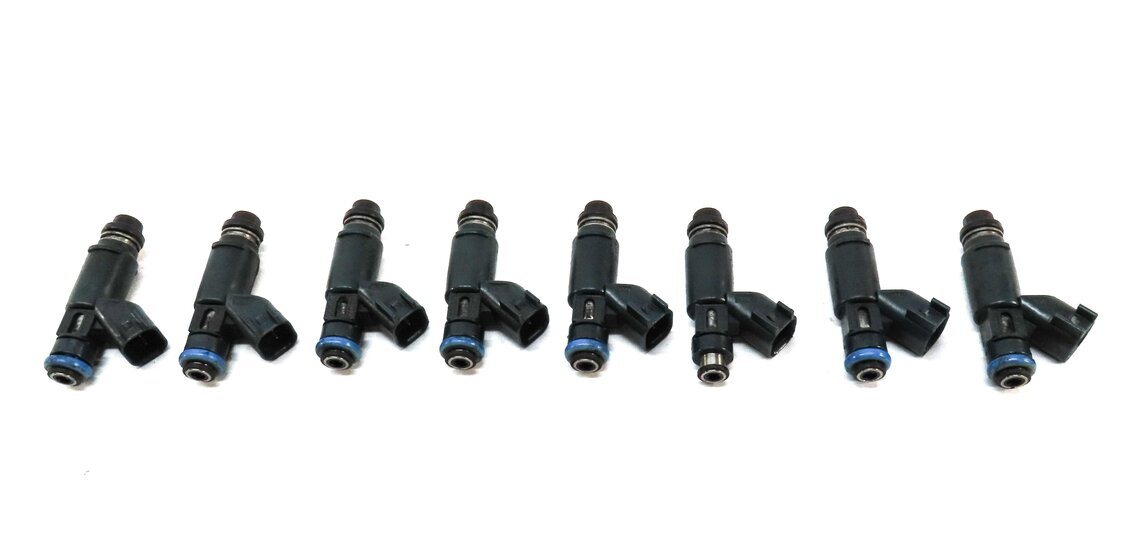 Thumbnail 2: 2006-2009 RANGE ROVER SPORT (L320 L322) 4.2L SUPERCHARGED FUEL INJECTOR SET 8