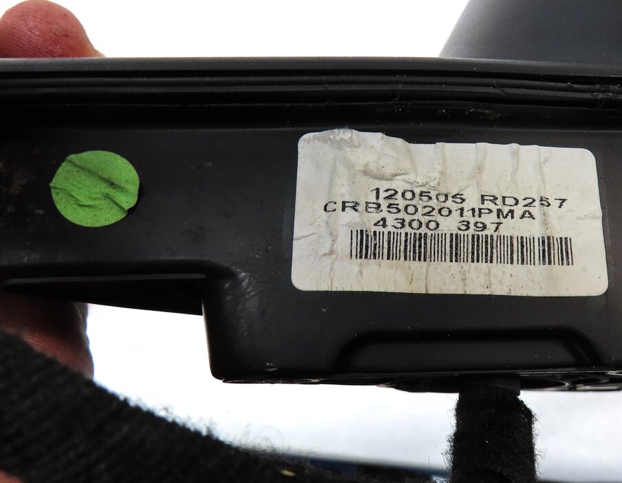 Thumbnail 9: 06-09 RANGE ROVER (L322) LEFT P-FOLD MEMORY AUTODIM HEATED DOOR MIRROR w/ LAMP