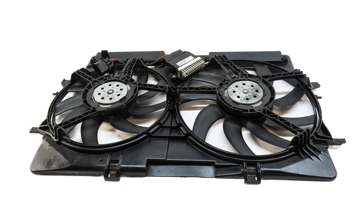 Thumbnail 4: 09-17 AUDI A4 A5 Q5 S4 (B8 8T 8R) 2.0L 3.0L 3.2L RADIATOR COOLING FAN w/ SHROUD