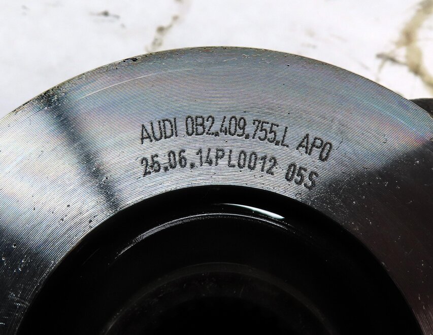 Thumbnail 7: 12-17 AUDI A4 A5 S5 B8 8K NSP NSN PJA AWD MANUAL TRANSMISSION DIFFERENTIAL GEAR