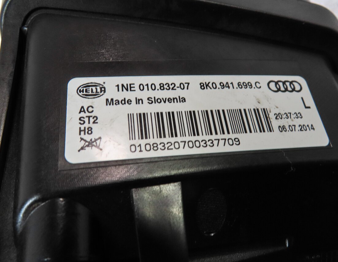 Thumbnail 8: 2013-2016 AUDI A4 (B8 8K) FRONT LEFT & RIGHT LOWER FOGLIGHT FOG LIGHT LAMP SET 2
